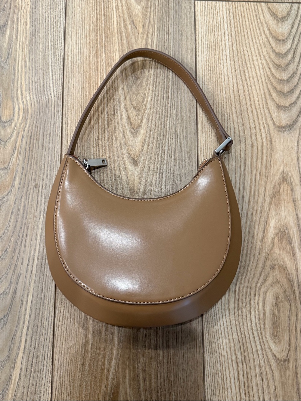 Mango Light Brown Shoulder Bag - Picture 3 of 5